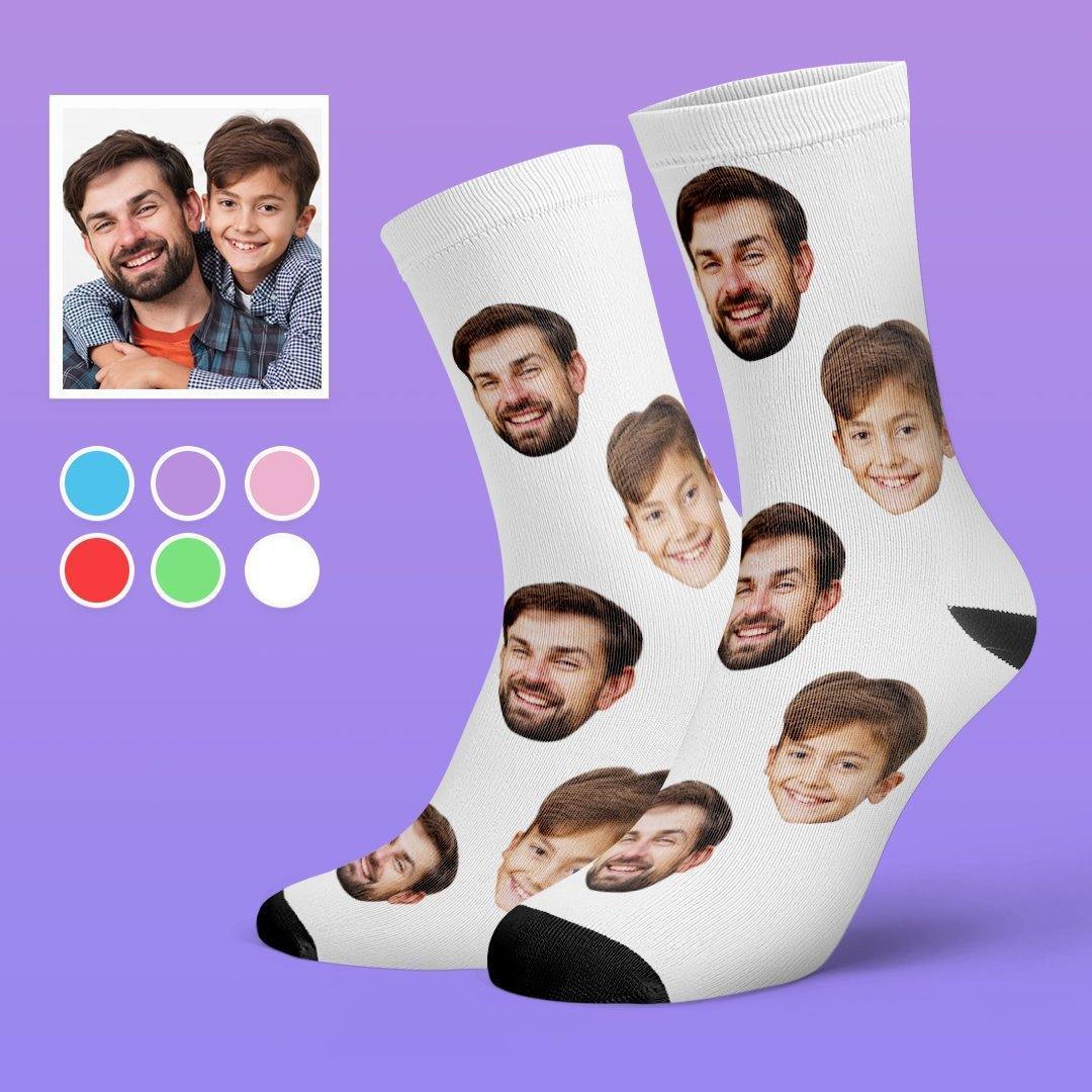 Custom Photo Socks - AU Delivery In 2 Days - MadeMineAU