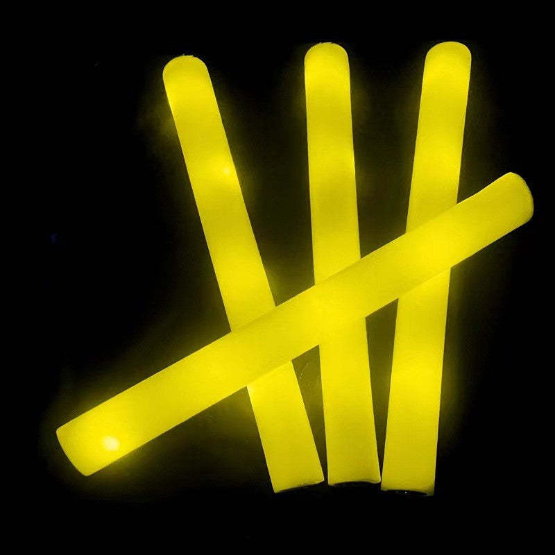 CUSTOMIZABLE LED Foam Glow Sticks 18.5 Inch - 3 Modes Multi-Color/Single Color, Light Up LED Foam Stick - MadeMineAU