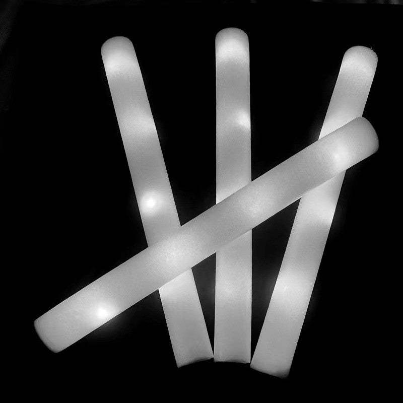 CUSTOMIZABLE LED Foam Glow Sticks 18.5 Inch - 3 Modes Multi-Color/Single Color, Light Up LED Foam Stick - MadeMineAU