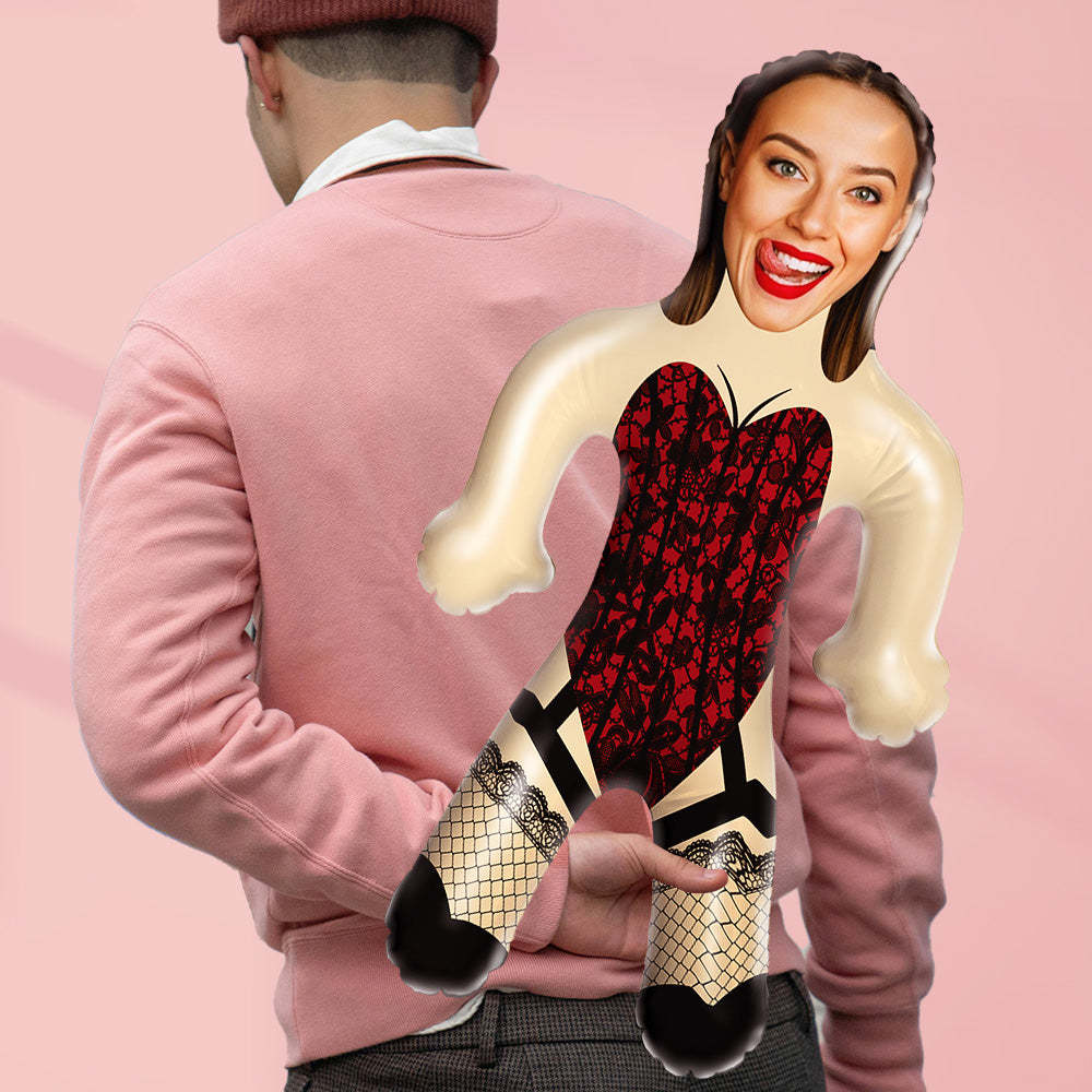 Custom Minime Balloon Mini-Ballon-Me Sexy Bodysuit Custom Face Air Minime for Couple On Anniversary - MadeMineAU