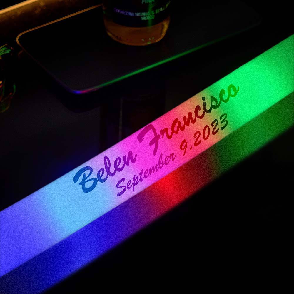 CUSTOMIZABLE LED Foam Glow Sticks 18.5 Inch - 3 Modes Multi-Color/Single Color, Light Up LED Foam Stick - MadeMineAU