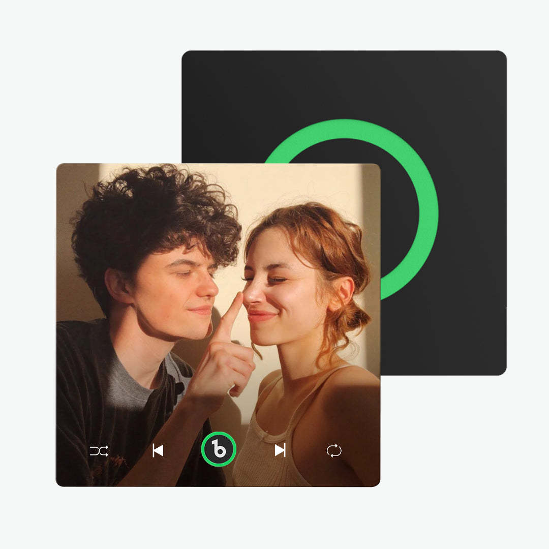 Custom Music And Photo Fridge Magnet Supports Bluetooth Connectivity - MadeMineAU
