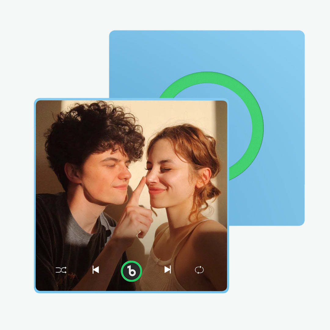 Custom Music And Photo Fridge Magnet Supports Bluetooth Connectivity - MadeMineAU