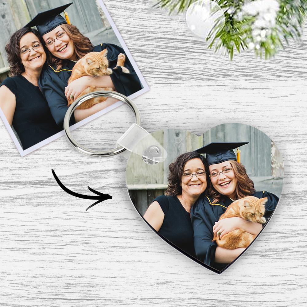 Graduation Gifts Custom Photo Key Chain Commemorative Gifts - MadeMineAU