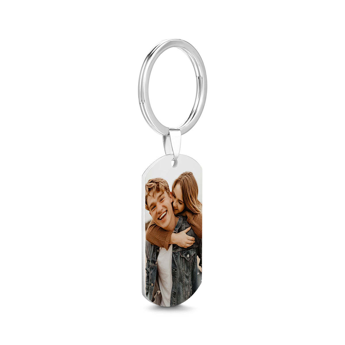 Drive Safe Keychain Custom Photo Name Keychain I Need You Here with Me Best Lover Gifts for him - MadeMineAU