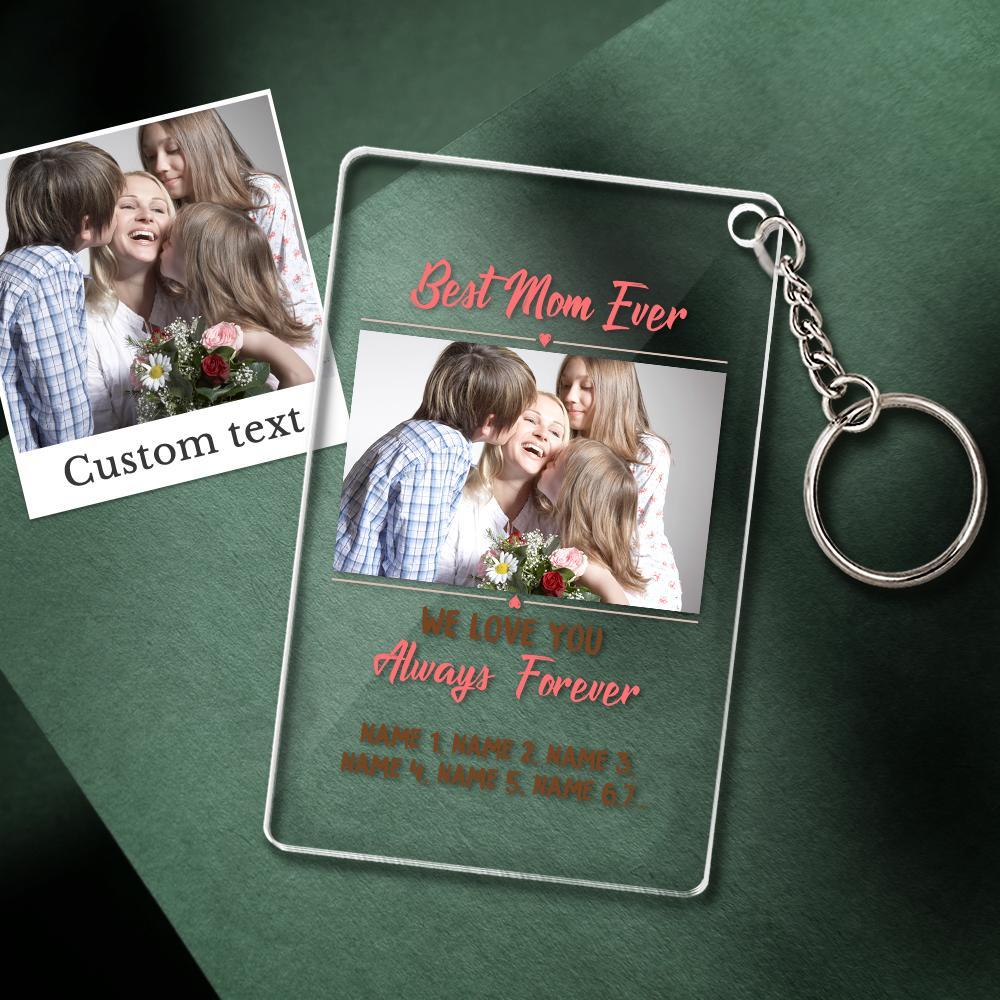 Mother's Day Gift Custom Photo Keychian/Plaque/Night Light For Mom - MadeMineAU