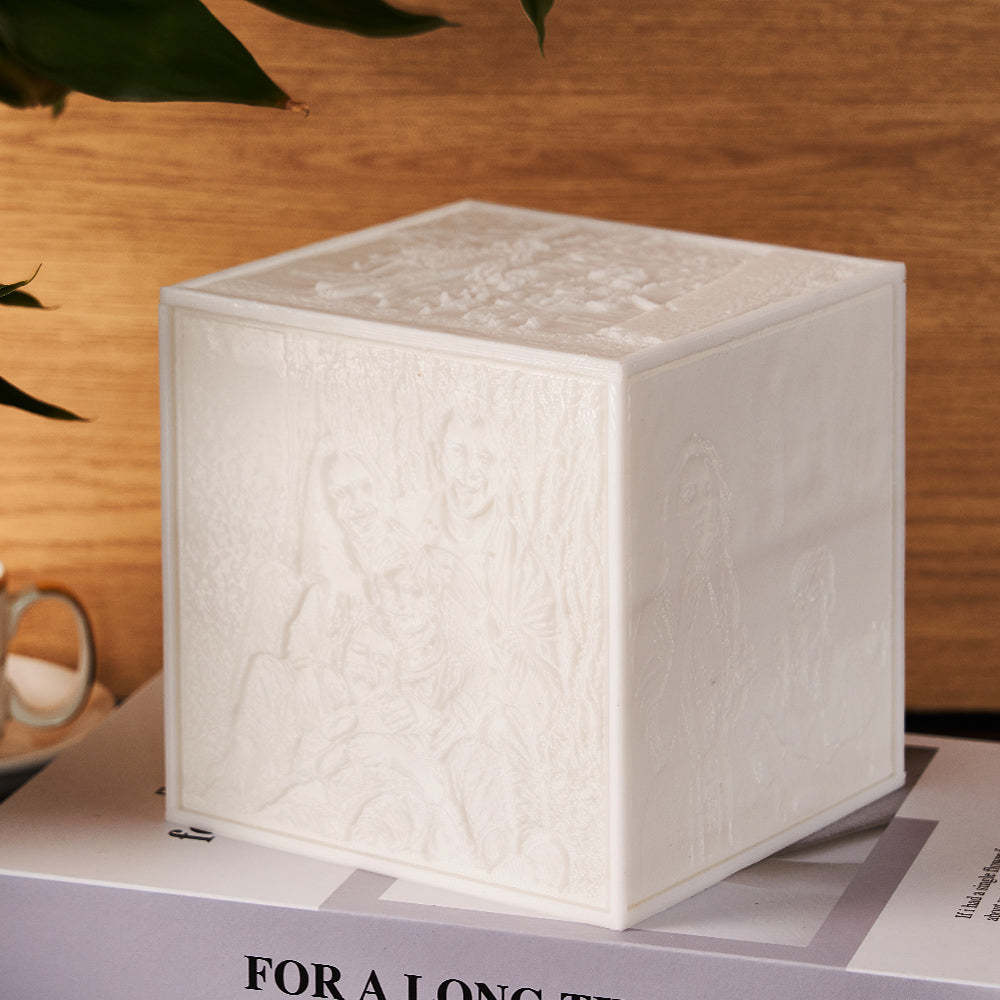 Custom Photo Cube Night Light Personalized Creative Atmosphere Lamp Valentine's Day Gifts - MadeMineAU