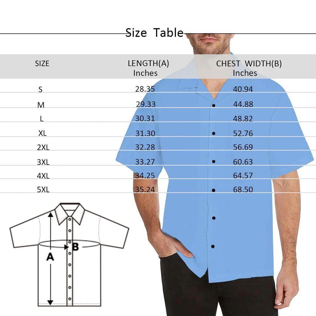 Custom Face Shirt Men's Hawaiian Shirt - MadeMineAU