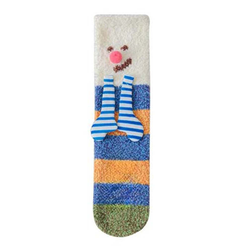 Christmas Socks Women's Plush Coral Fleece Winter Home Floor Socks Christmas Gifts - MadeMineAU