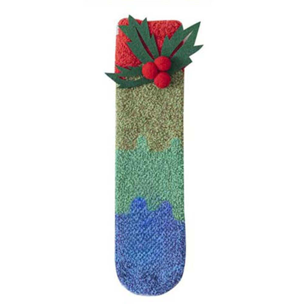 Christmas Socks Women's Plush Coral Fleece Winter Home Floor Socks Christmas Gifts - MadeMineAU