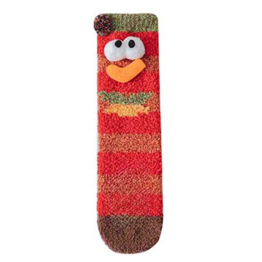 Christmas Socks Women's Plush Coral Fleece Winter Home Floor Socks Christmas Gifts - MadeMineAU