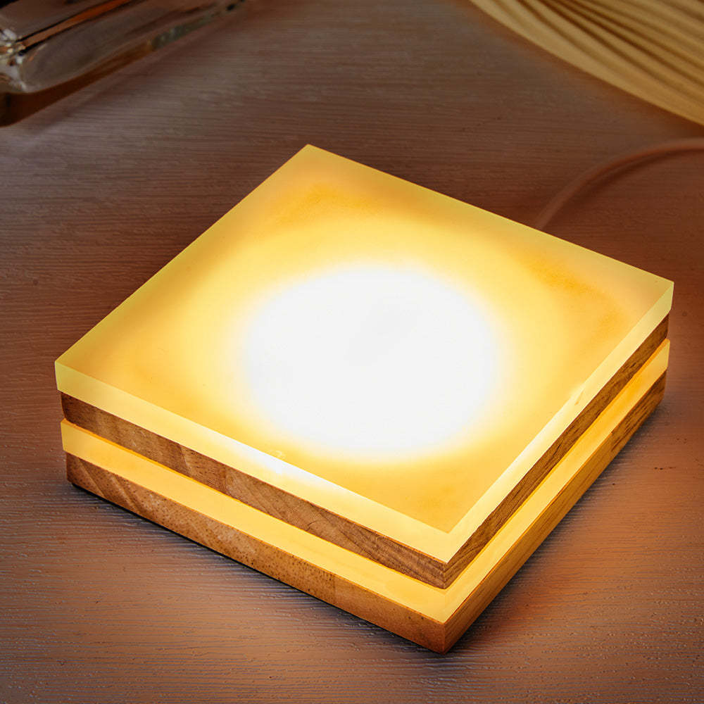 LED Night Light Luminous Base - Warm Light - CustomBobbleheadsAU