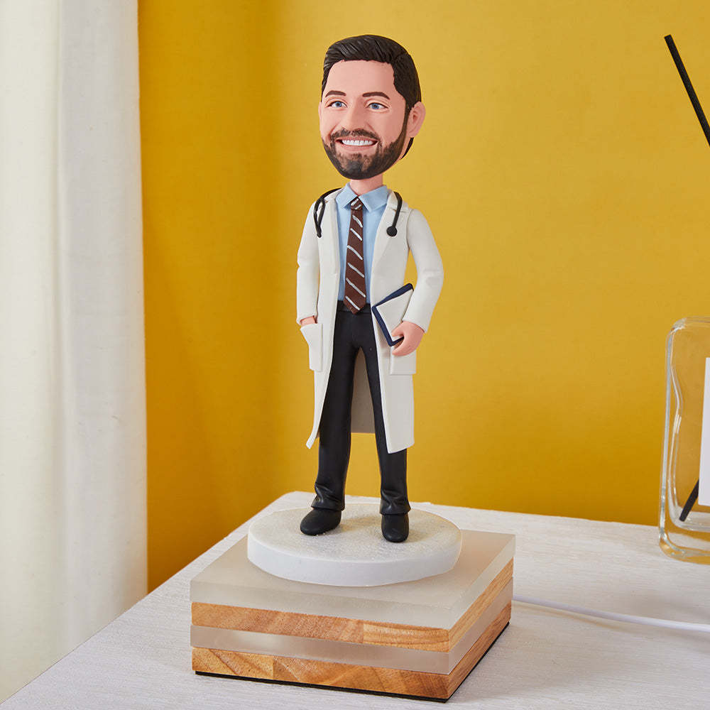 LED Night Light Luminous Base - White Light - CustomBobbleheadsAU