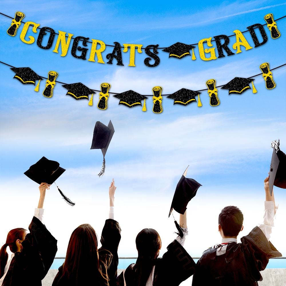 Graduation Hanging Banner Decorations Party Supplies Gift for Graduation Party - MadeMineAU