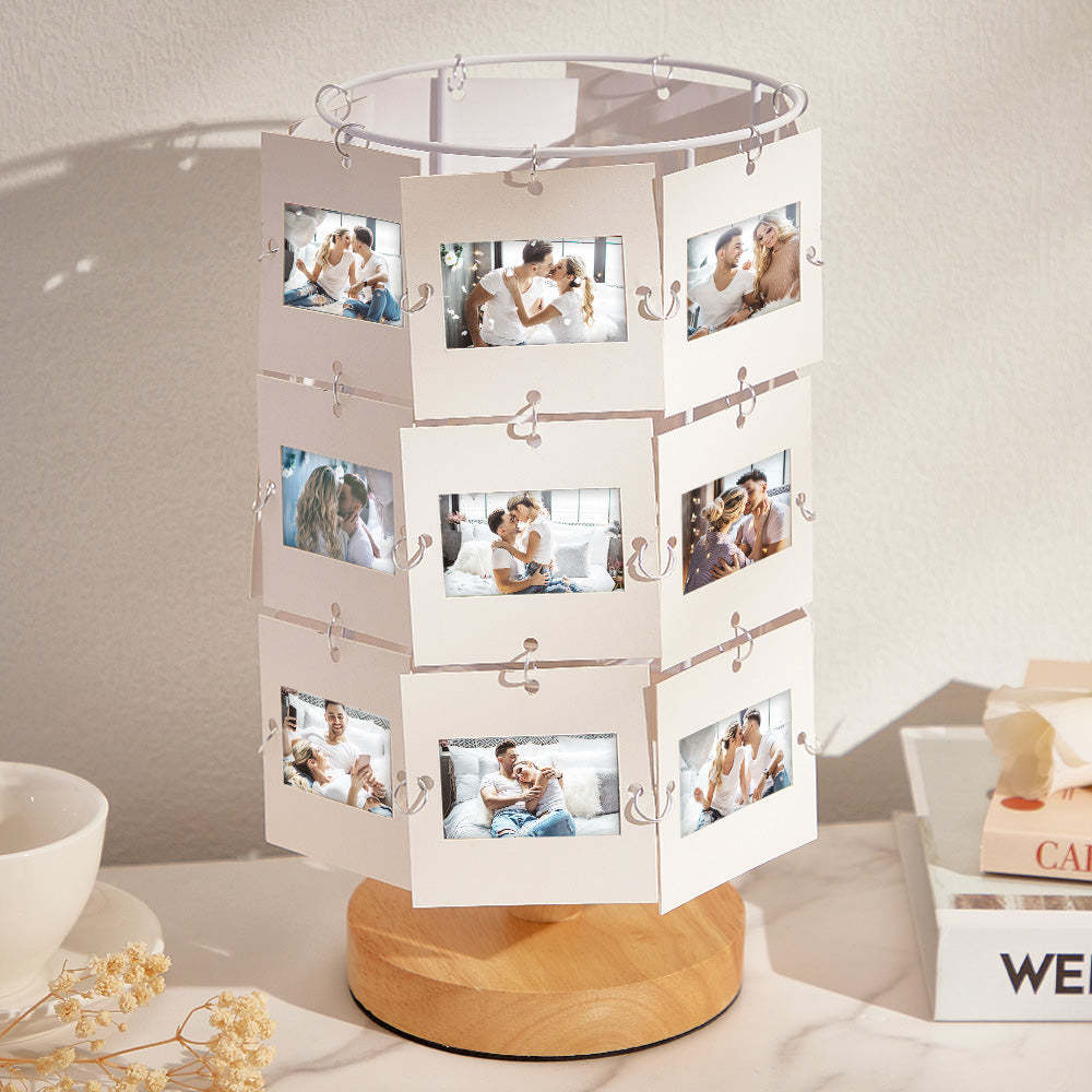 Custom Photo Night Light Personalized Engravable Vintage Film Lamp Family Gift - MadeMineAU
