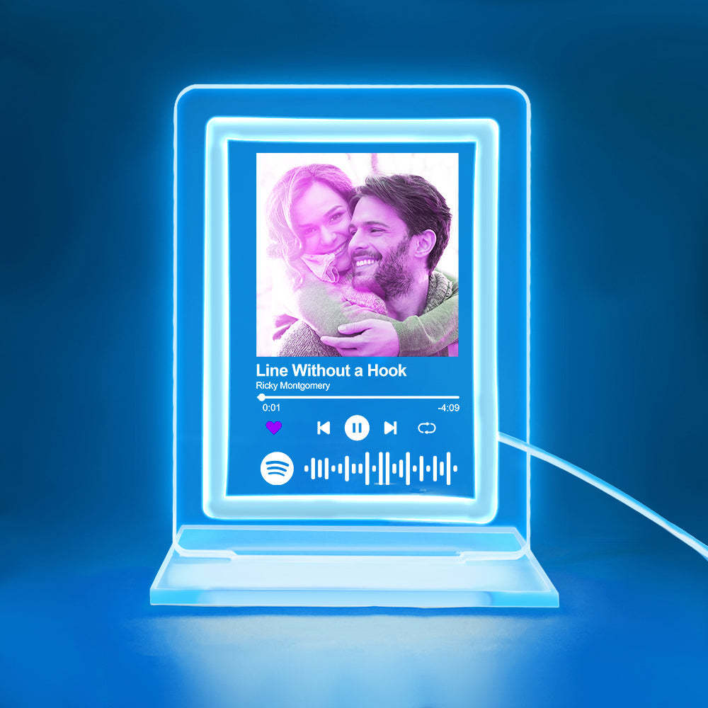 Custom Spotify Night Light Personalized Music Plaque Gifts for Lovers - MadeMineAU