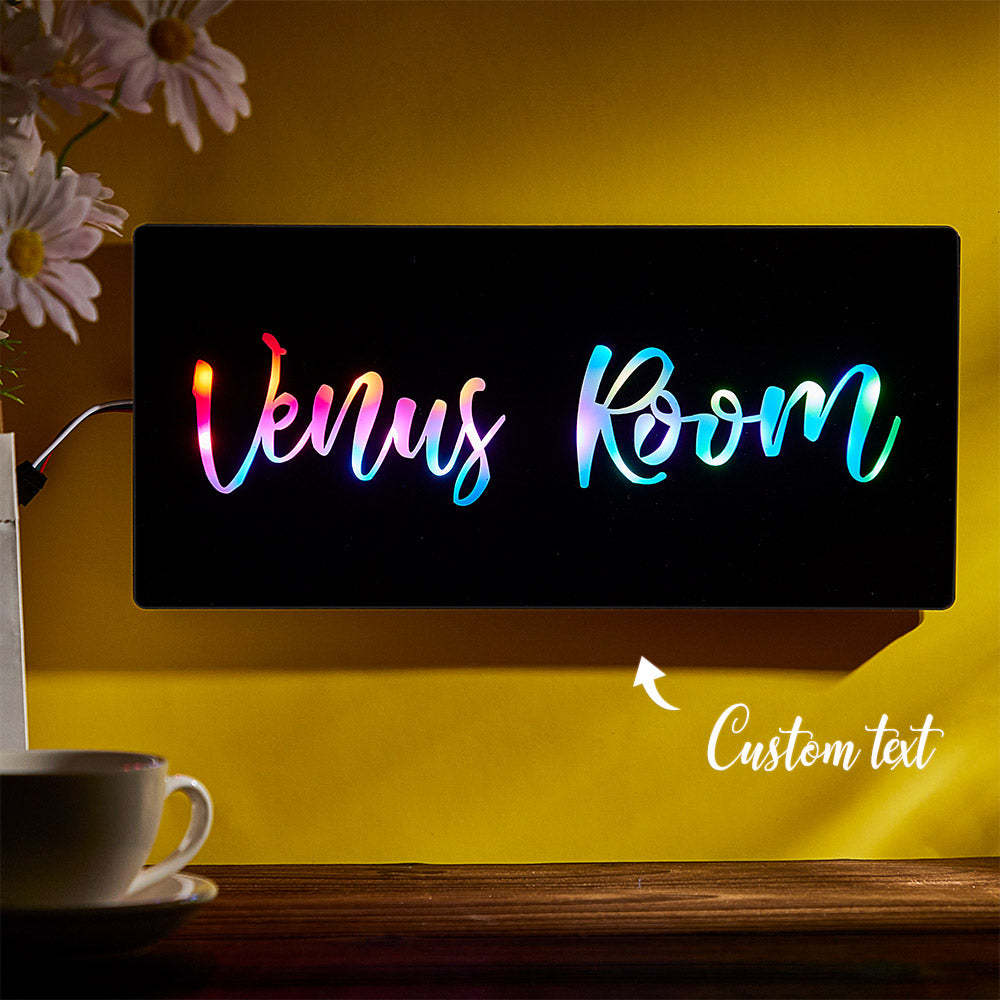 Custom Name Colorful Night Light Personalized LED Neon Decorative Wall Lamp - MadeMineAU