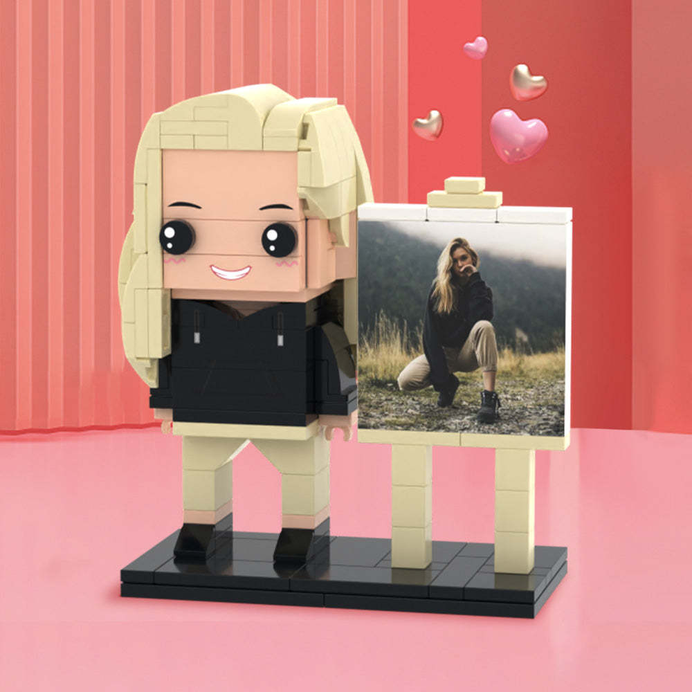 Valentine's Day Gifts Customizable 1 Person Custom Brick with Frame Figures Small Particle Block Toy - MadeMineAU
