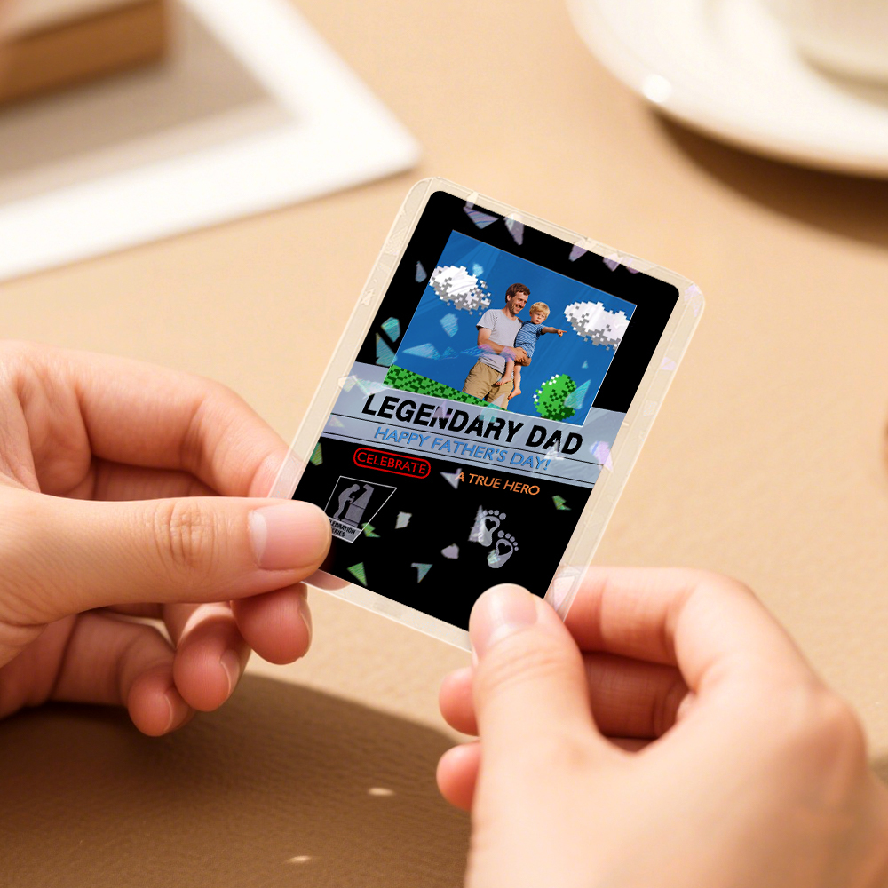 Father’s Day Custom Poke Card, Personalized Gift for Dad, Special Poke Card Present - MademineAU