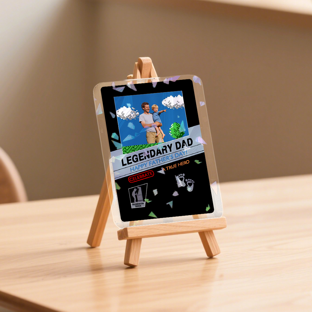 Father’s Day Custom Poke Card, Personalized Gift for Dad, Special Poke Card Present - MademineAU