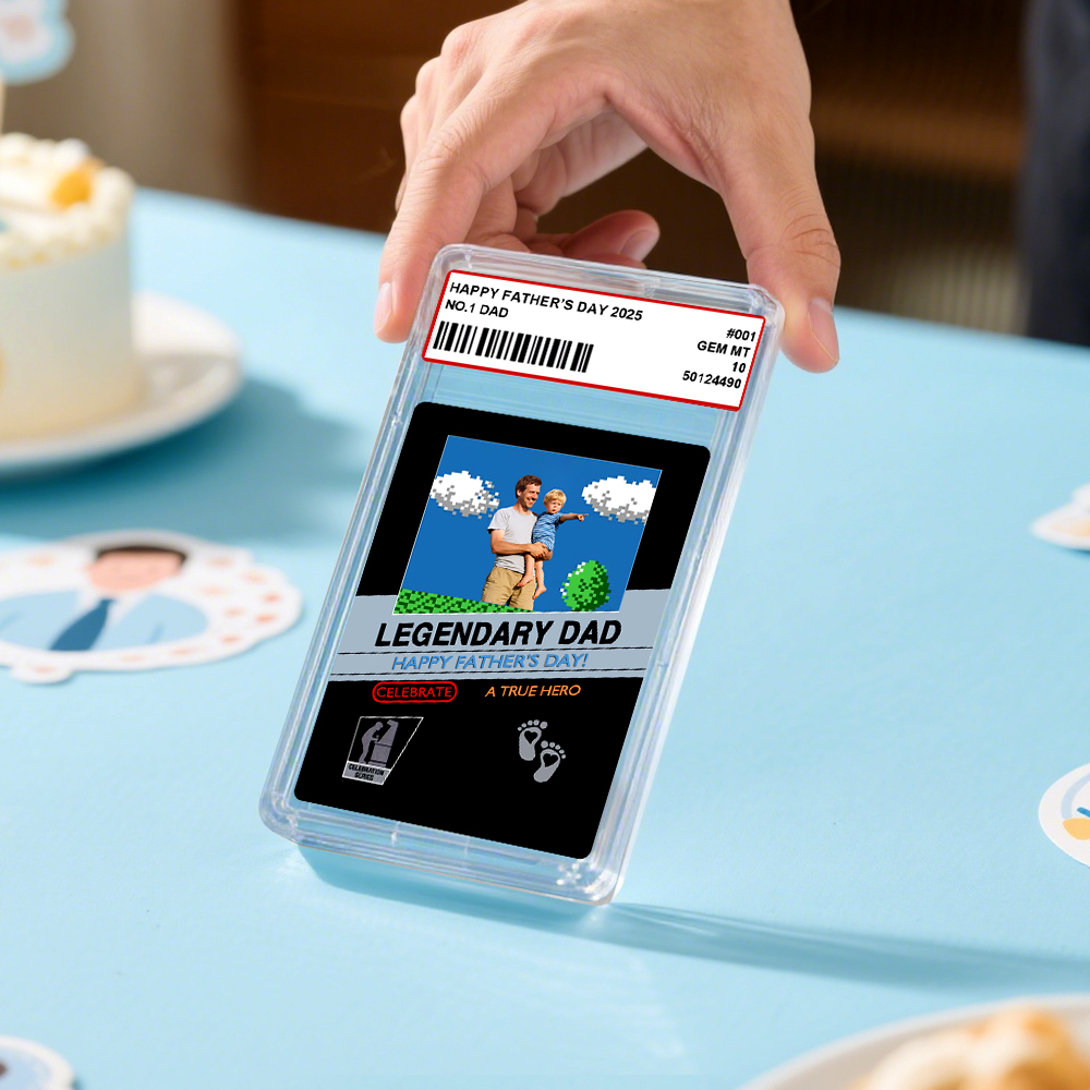 Father’s Day Custom Poke Card, Personalized Gift for Dad, Special Poke Card Present - MademineAU