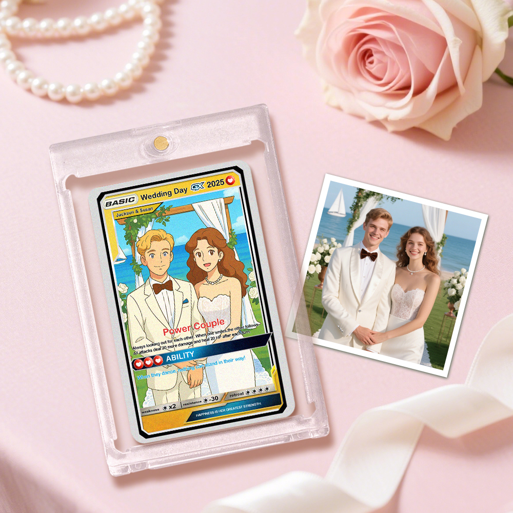 Father's Day Gift Personalized Couple Poke Card Unique Present For Dad