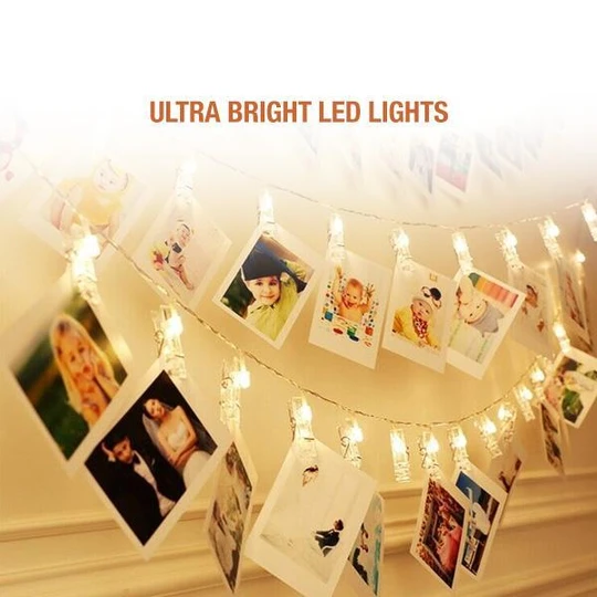 Photo Clip LED String Light Best for Home Decor - MadeMineAU
