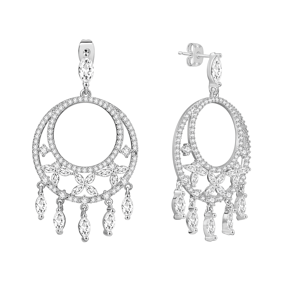 Fashion Pendant Copper Flower Earrings For Women - MadeMineAU