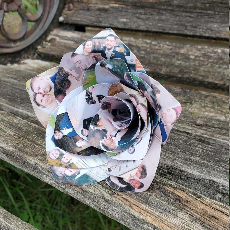 Personalized Photo Single Roses. READ DESCRIPTION Before Purchase!!!! Gift, Birthday, Anniversary, Wedding.