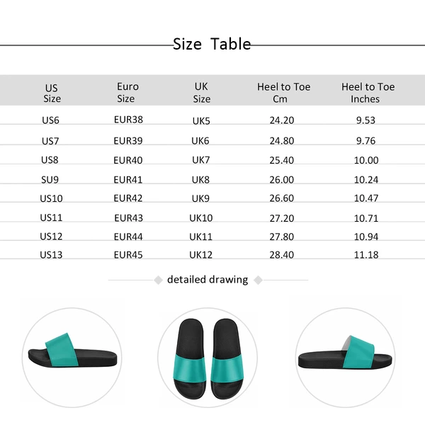 Custom Pet Photo Men's Slide Sandal - MadeMineAU