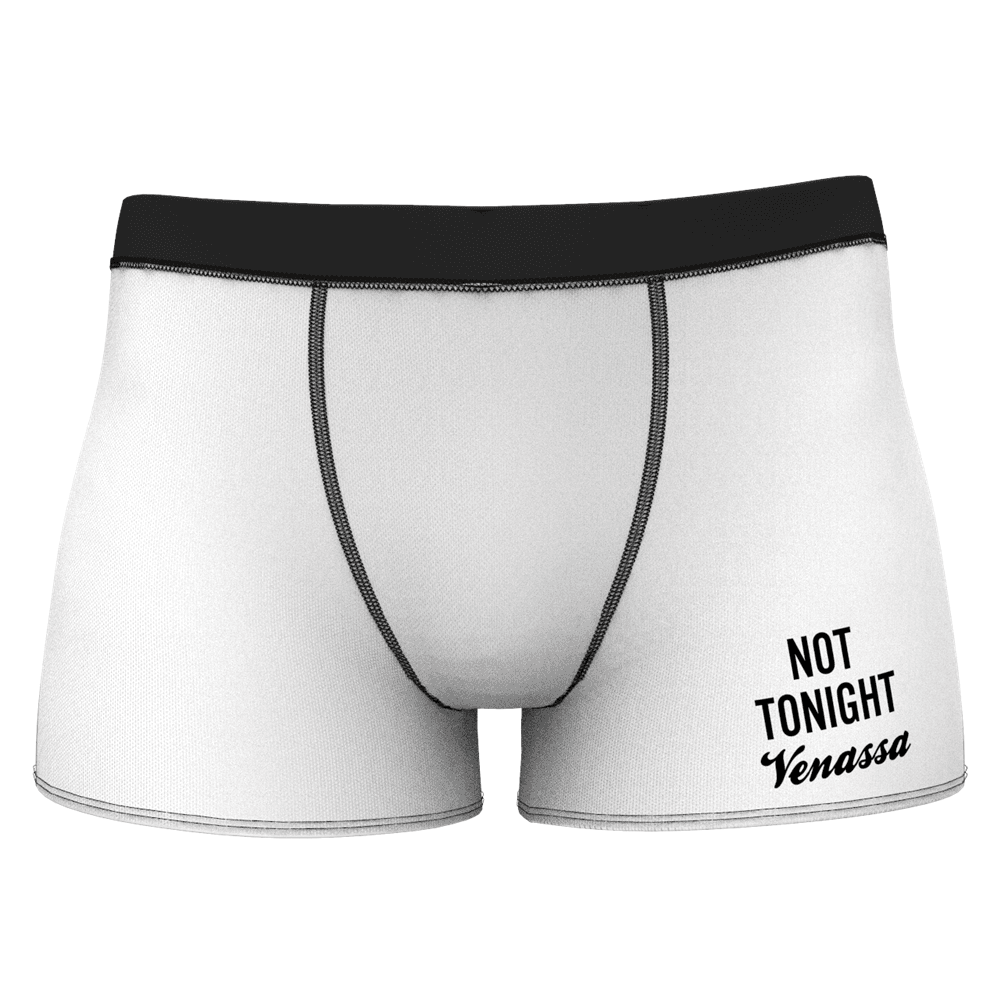 Not Tonight Name Men's Shorts Boxer - MadeMineAU