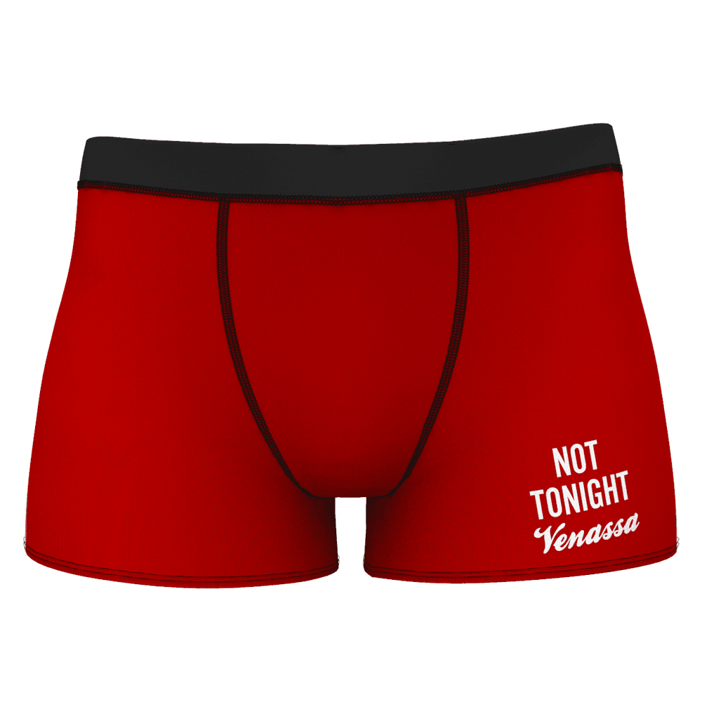Not Tonight Name Men's Shorts Boxer - MadeMineAU