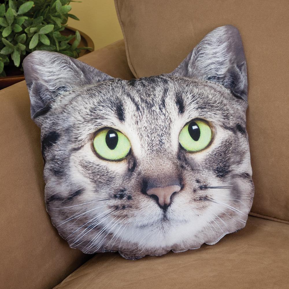 Custom Pet Photo Face Pillow 3D Portrait Pillow-catbaby - MadeMineAU