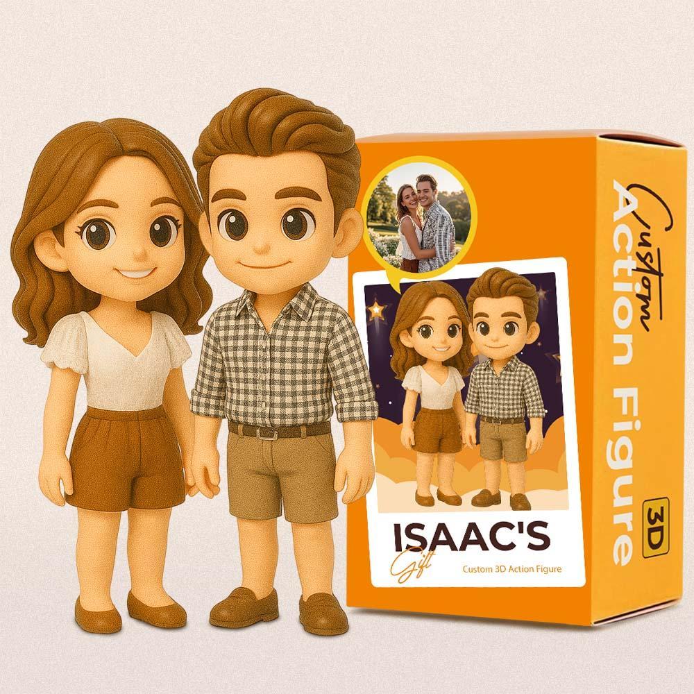 Custom Toy Figure 3D Mini Figures Personalization Photo Blind Box Anniversary Gifts - MyCustomBrickFigures