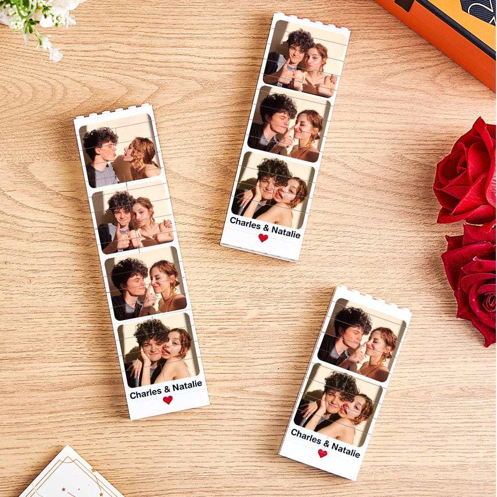Personalized Photo Building Block Picture Brick Puzzle Gift for Lover - MyCustomBrickFigures