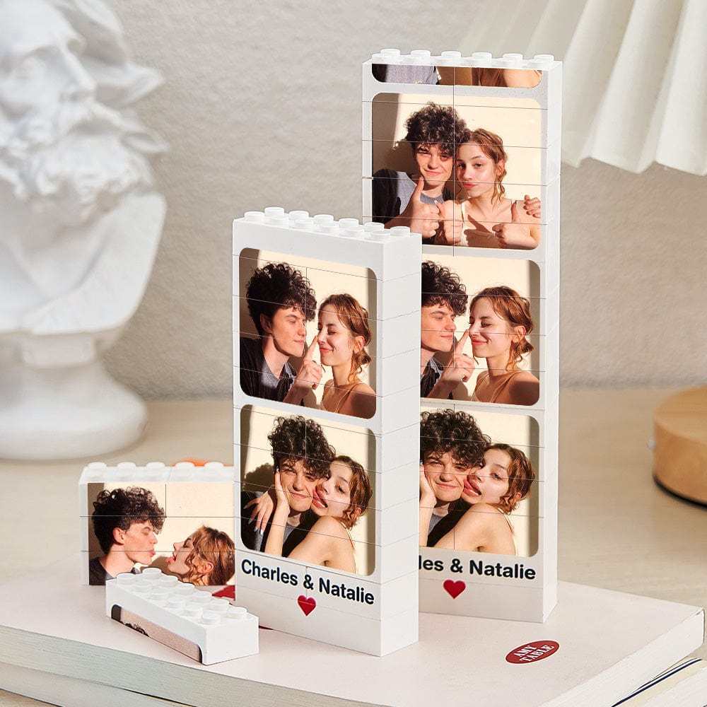 Personalized Photo Building Block Picture Brick Puzzle Gift for Lover - MyCustomBrickFigures