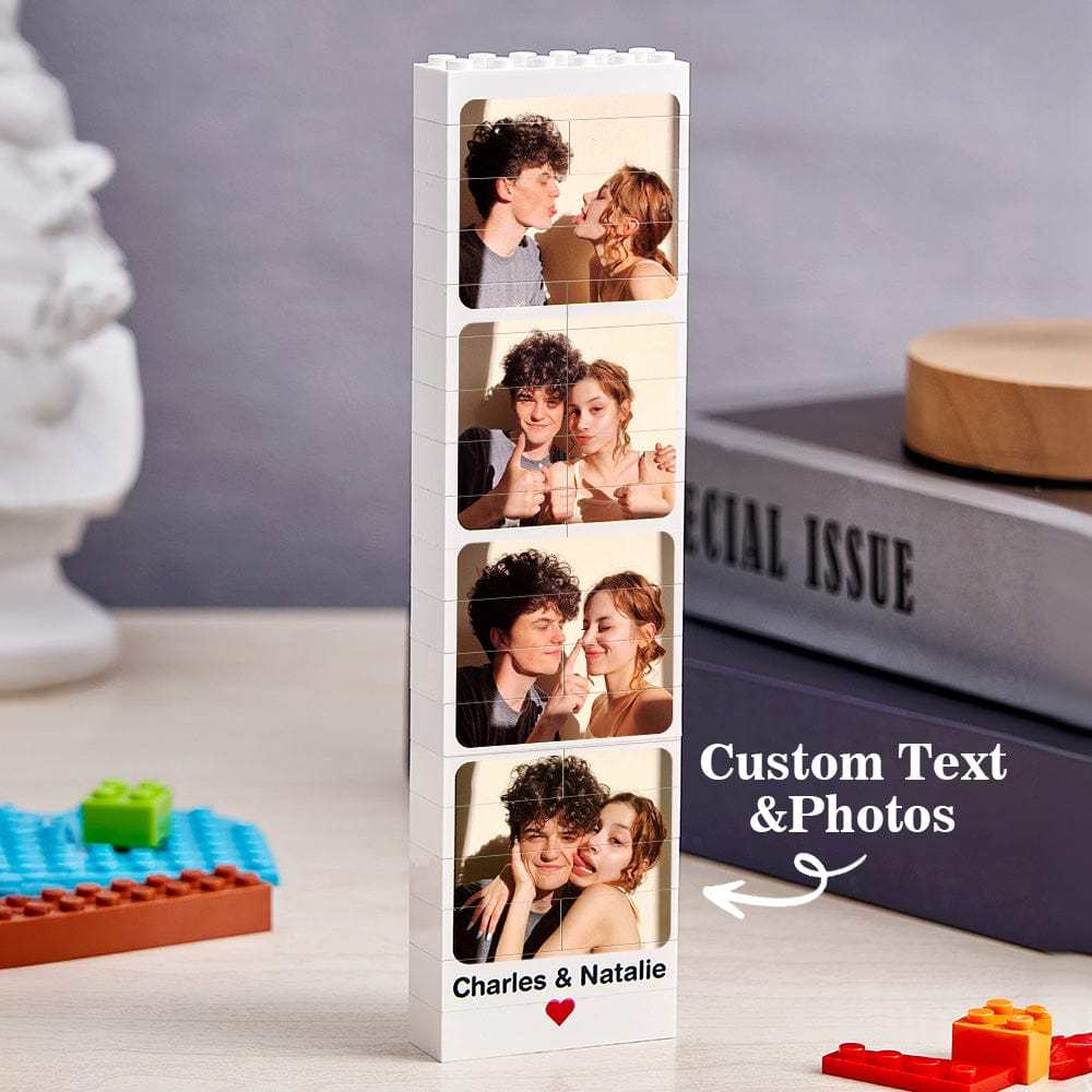 Personalized Photo Building Block Picture Brick Puzzle Gift for Lover - MyCustomBrickFigures