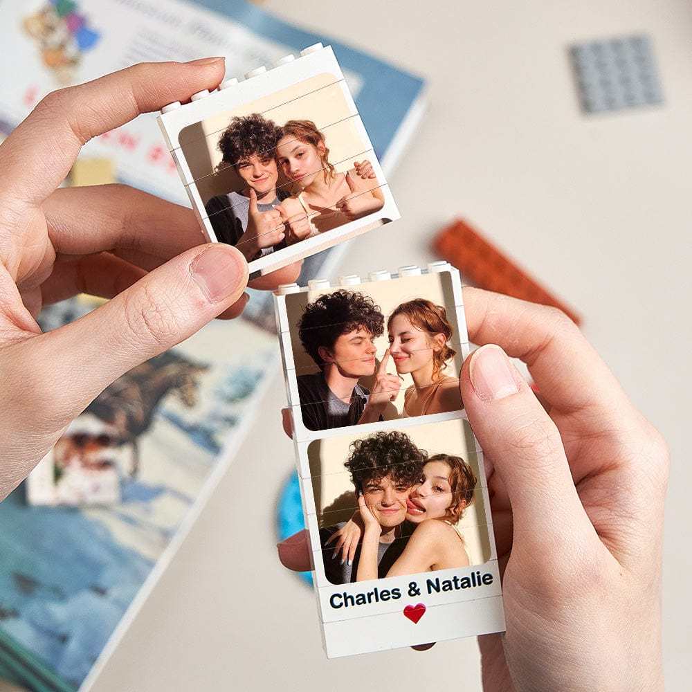 Personalized Photo Building Block Picture Brick Puzzle Gift for Lover - MyCustomBrickFigures