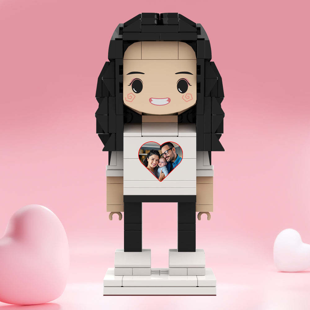 Valentine's Day Gifts Custom Brick Figures Personlized Picture Brick Figures - MyCustomBrickheadz