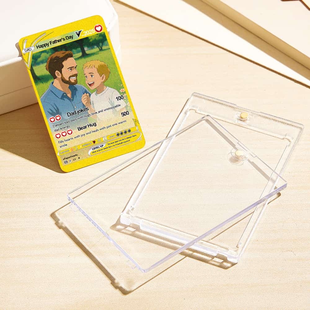 Father's Day Poke Card Custom Poke Card Gift For Dad, Father's Day Gift, Custom Present