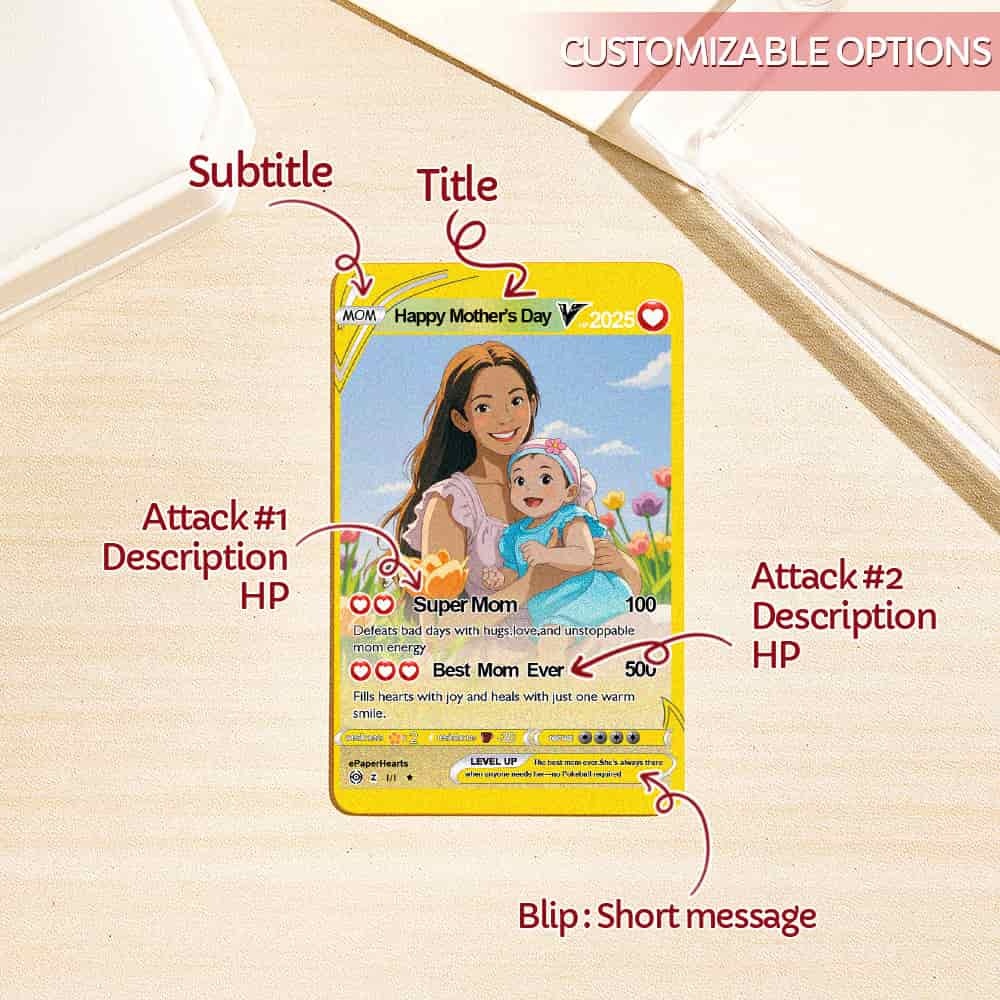 Father's Day Poke Card Custom Poke Card Gift For Dad, Father's Day Gift, Custom Present