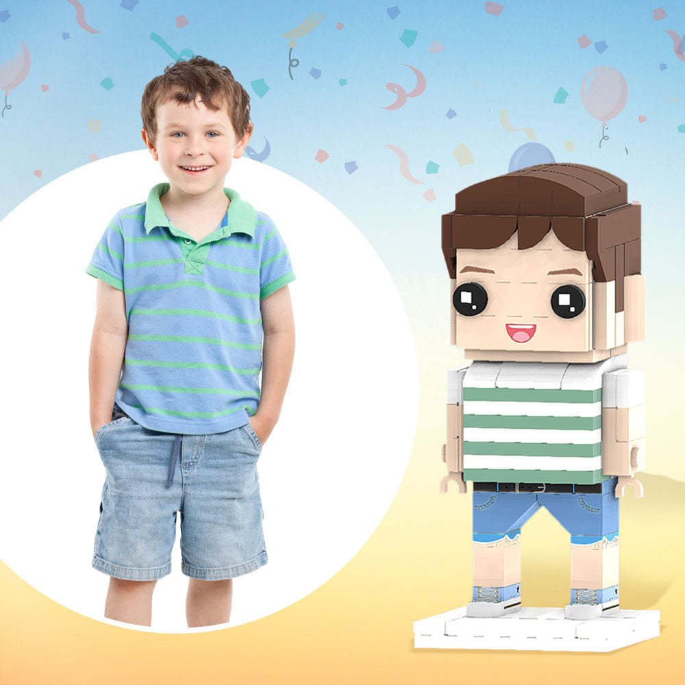 Custom Brick Figures Personalized Photo Brick Figures DIY Brick Figures Create Your Own Small Particle Block Toy - MyCustomBrickheadz