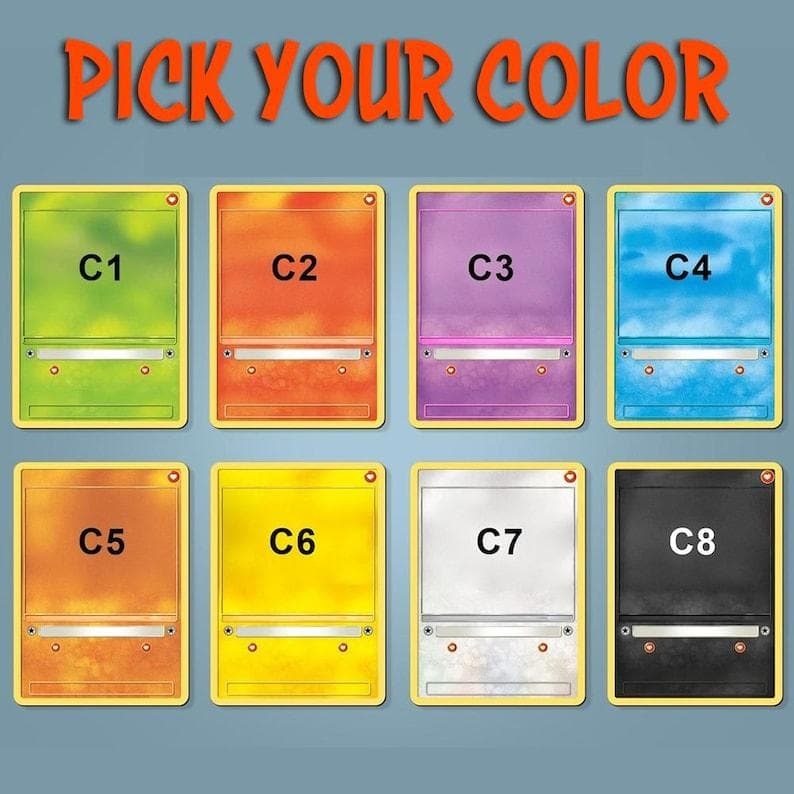 Custom Photo Father's Day Anime Trading Card, Anime Photo Block, New Dad Gift, Fathers Day Gift, Game Dad Gift From Kids, Gamer Husband Gift