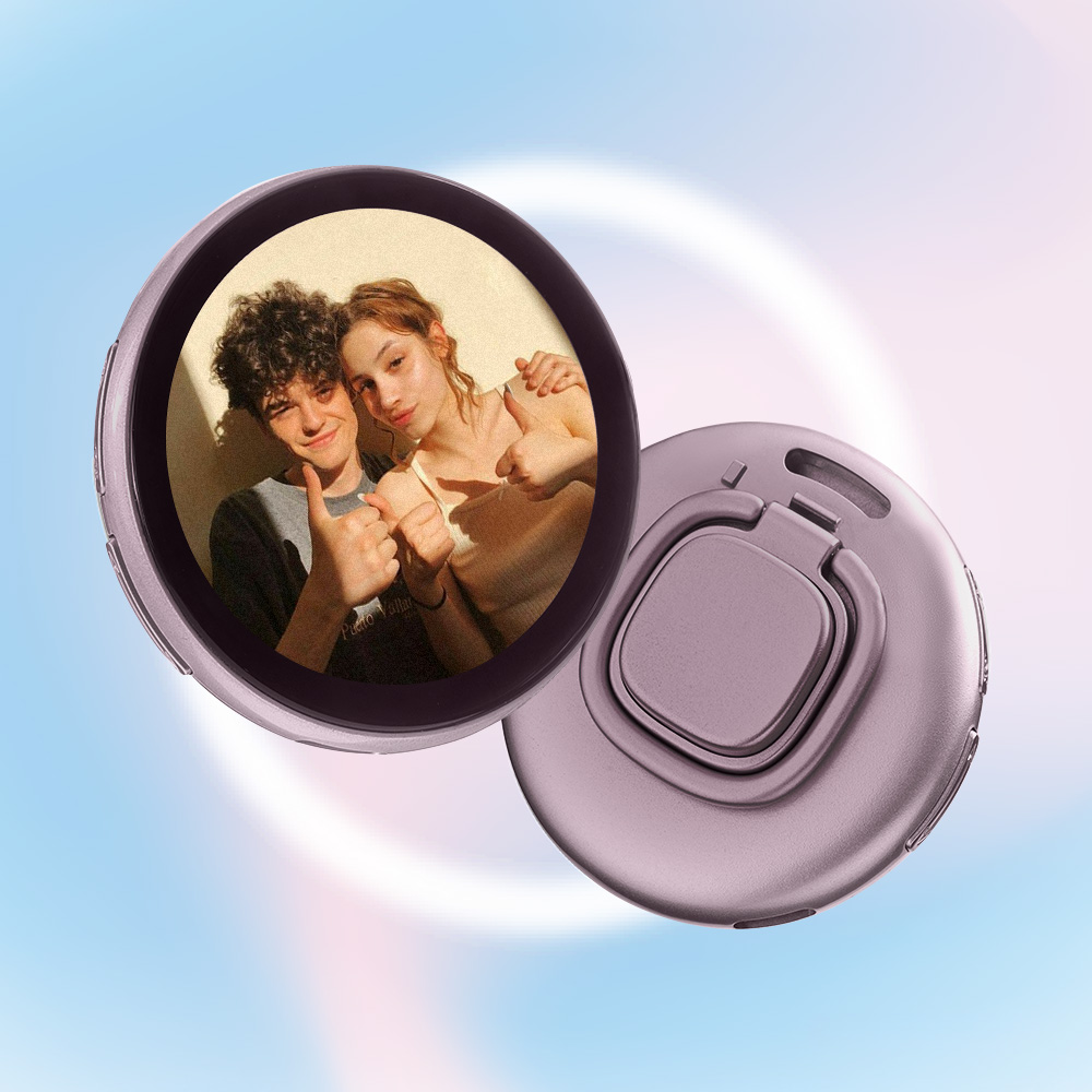 Gif/写真同期機能付きスマートデジタルディスプレイバッジ | ファンとクリエイターのためのインタラクティブでカスタマイズ可能なピン