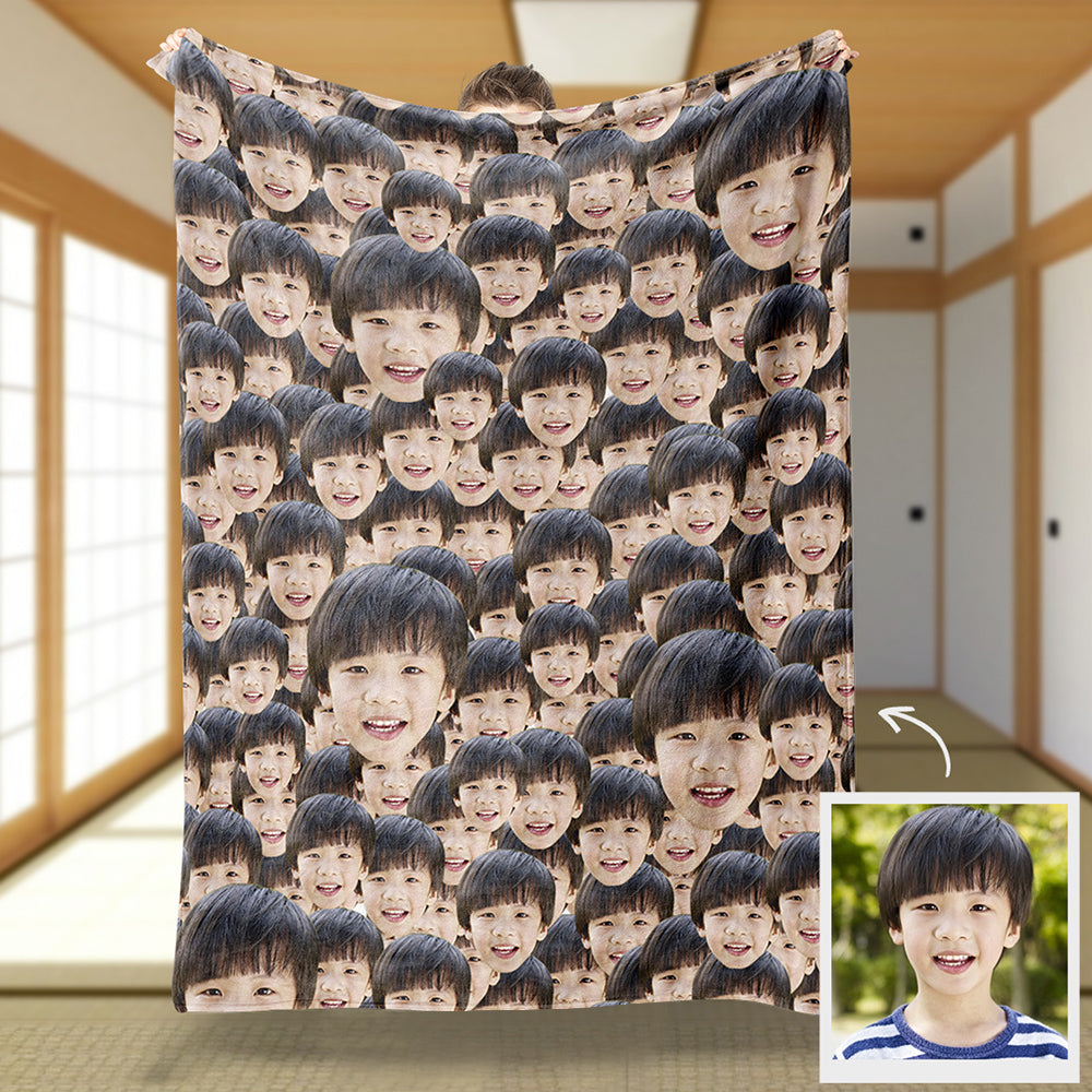 カスタムフォトブランケット-写真入り可能なオリジナルタオルケット＆毛布ベストギフトクリスマスプレゼント