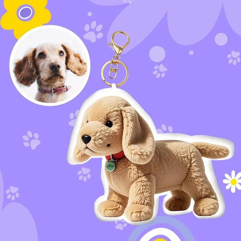 パーソナライズされた写真ぬいぐるみ人形キーチェーン Mini Me ぬいぐるみキーチェーン お子様へのギフト-5