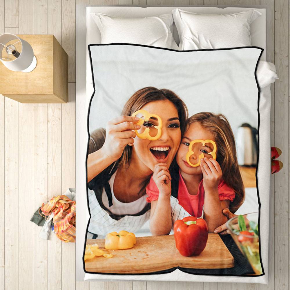 オーダーメイドタオルケット-写真入り可能なブランケット-母の日