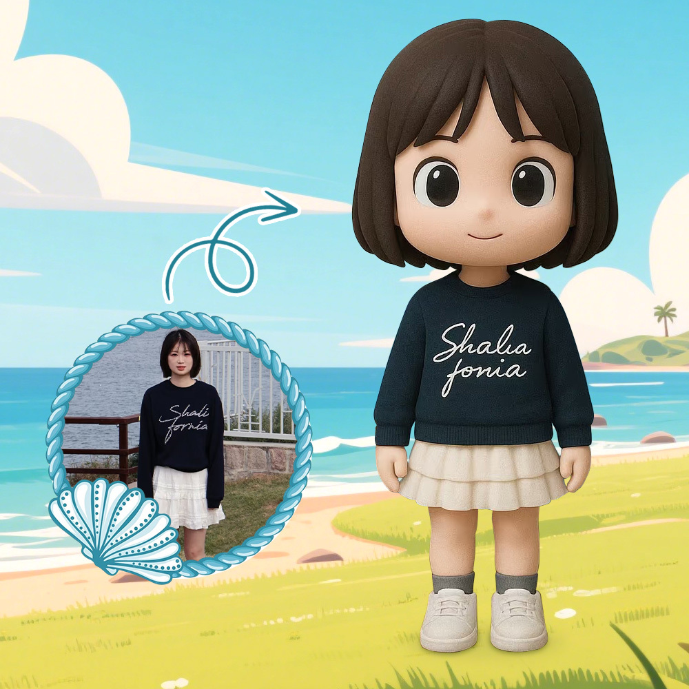 友達へのプレゼントに｜AI写真から作る3Dプリントそっくり人形｜世界に一つのオーダーメイドギフト-3