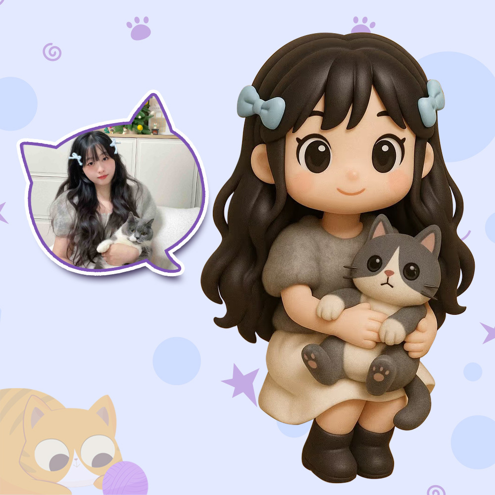 友達へのプレゼントに｜AI写真から作る3Dプリントそっくり人形｜世界に一つのオーダーメイドギフト-3