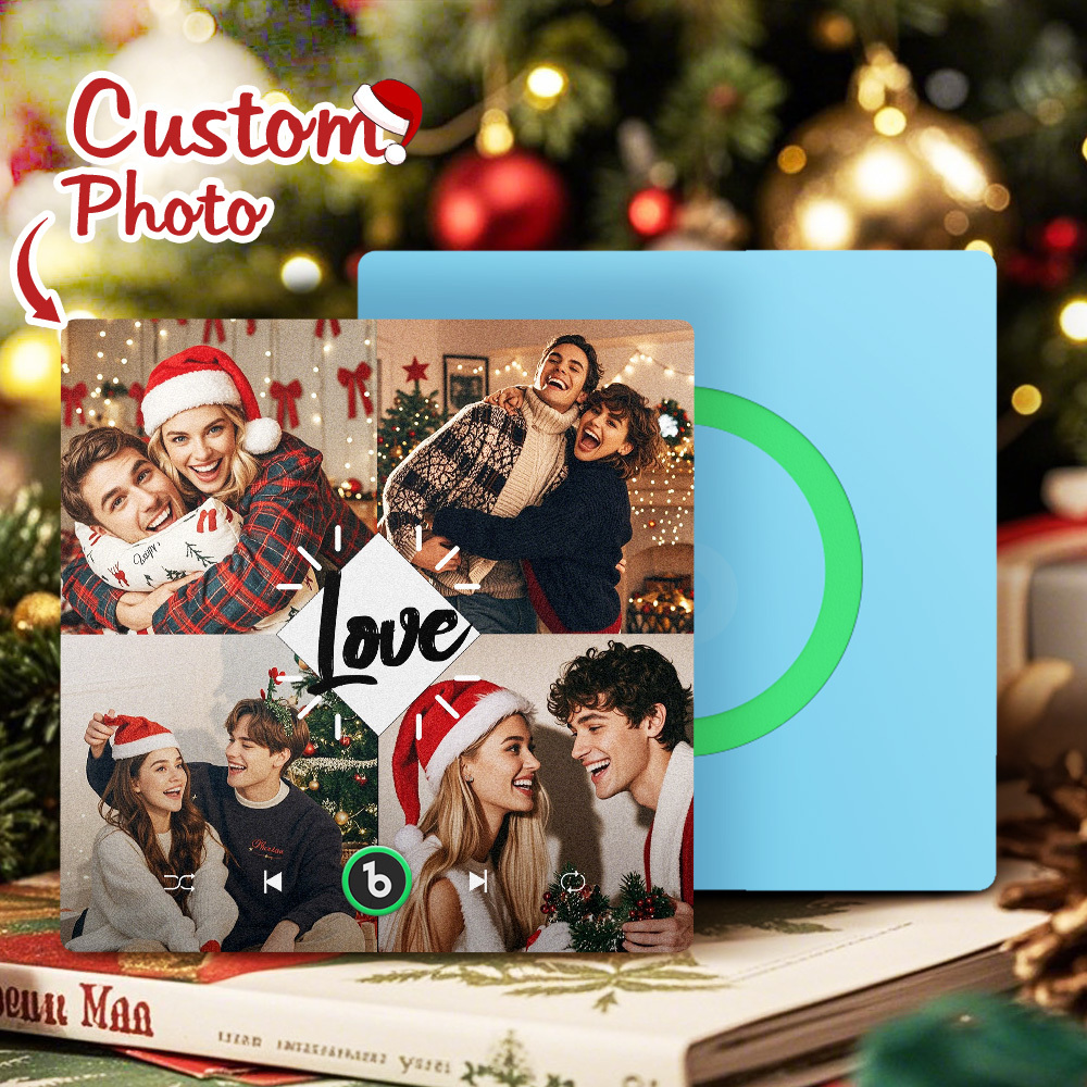 カスタム音楽冷蔵庫用マグネット カスタム写真冷蔵庫用マグネット 恋人への記念日ギフト - MademineJP